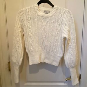 Urban Outfitters White knit sweater
